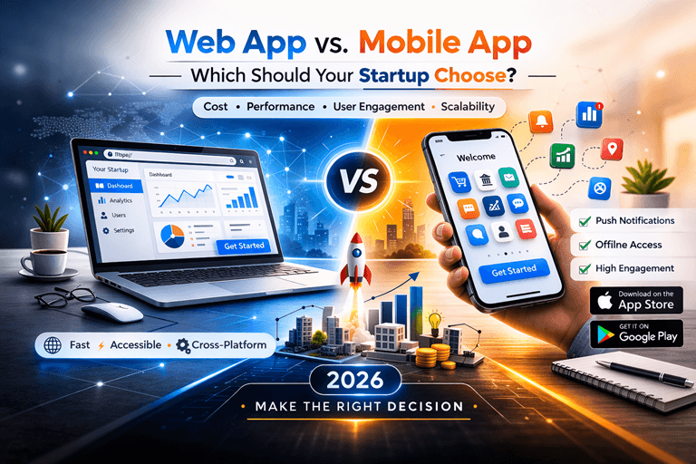Web App vs. Mobile App 2026 Startup Decision Guide
