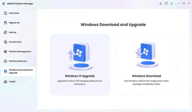 open 4DDiG Partition Manager