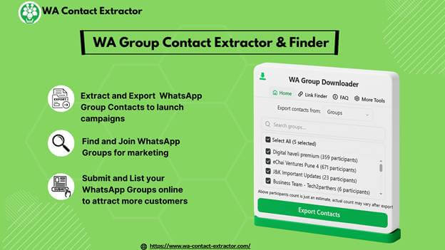 How to Extract WhatsApp Group Contacts