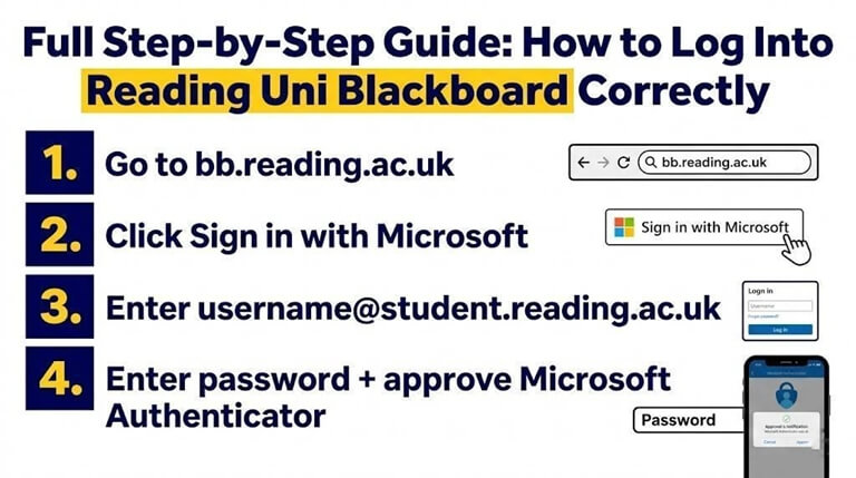 How to Log Into Reading Uni Blackboard Correctly
