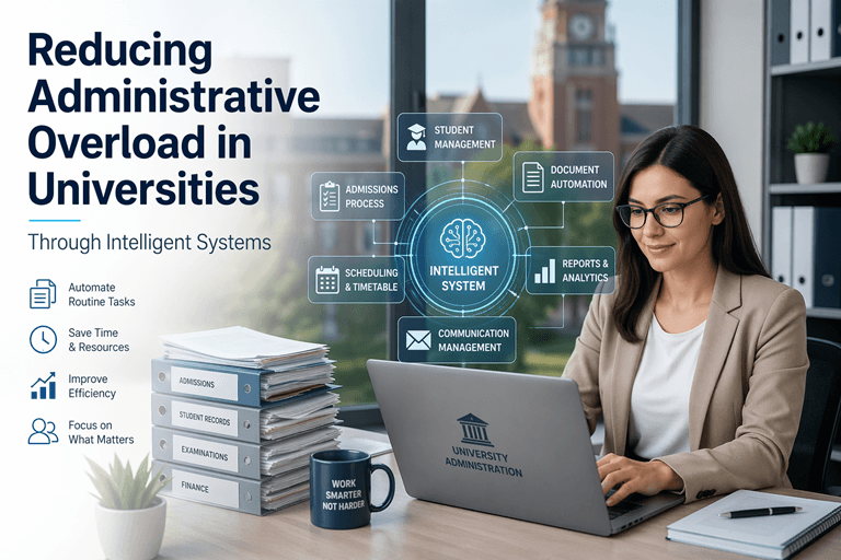 Reducing Administrative Overload in Universities Through Intelligent Systems