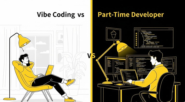 Vibe Coding vs Part-Time Developer