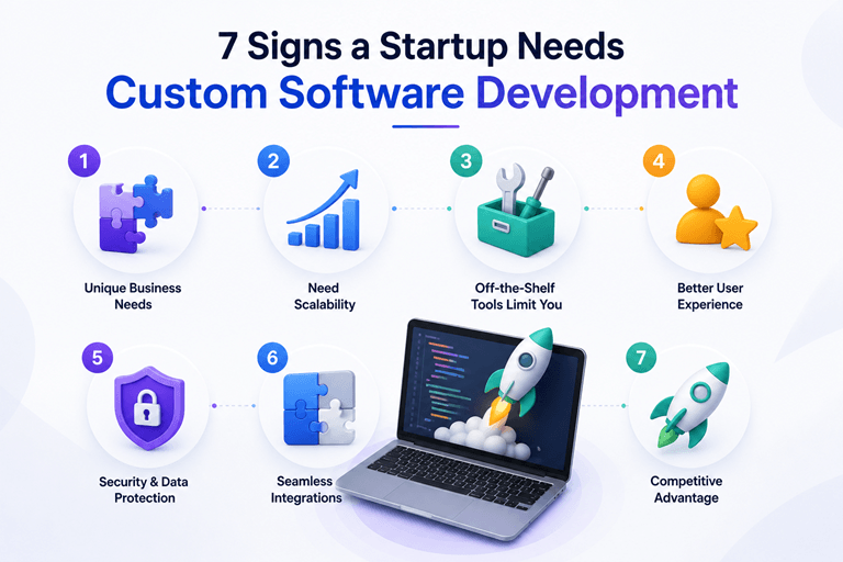 7 Signs a Startup Needs Custom Software Development