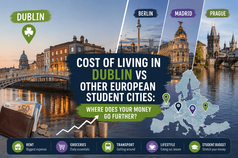 Cost of Living in Dublin vs Other European Student Cities