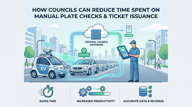 How Councils Can Reduce Time Spent on Manual Plate Checks and Ticket Issuance