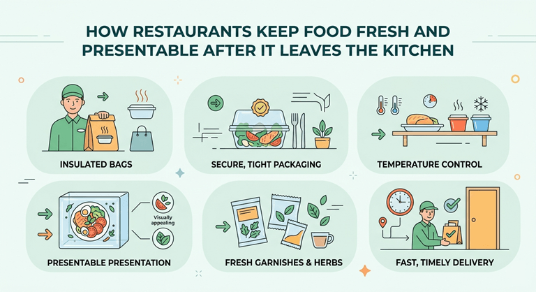 How Restaurants Keep Food Fresh and Presentable After It Leaves the Kitchen