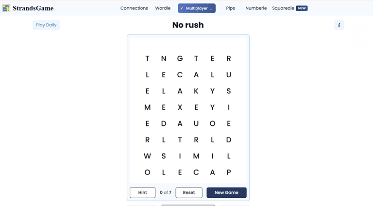How to Play a Daily Strands Puzzle