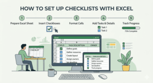How to Set Up Checklists With Excel