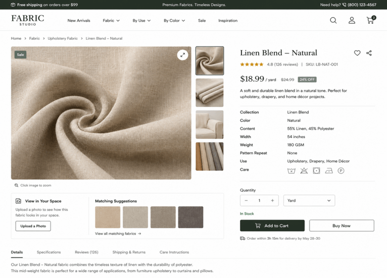 Customer Project Photos Alongside Studio Images