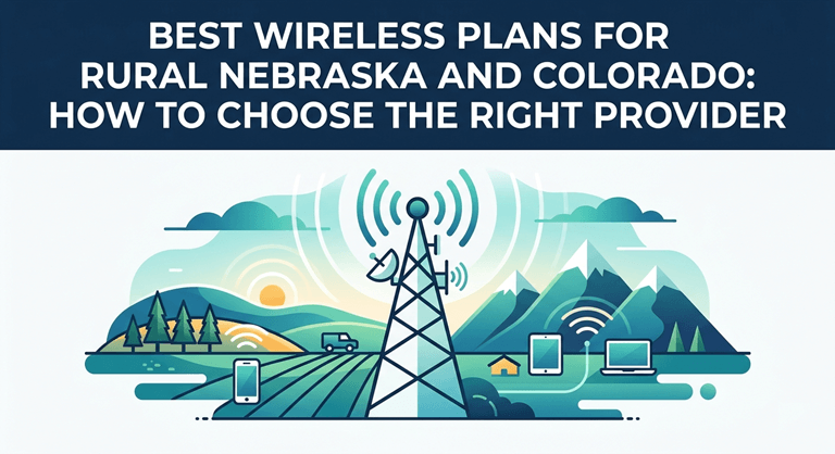 Best Wireless Plans for Rural Nebraska and Colorado How to Choose the Right Provider