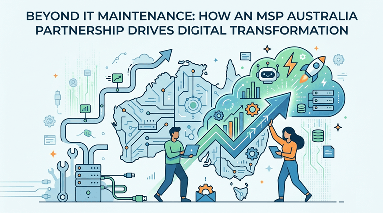 Beyond IT Maintenance How an MSP Australia Partnership Drives Digital Transformation
