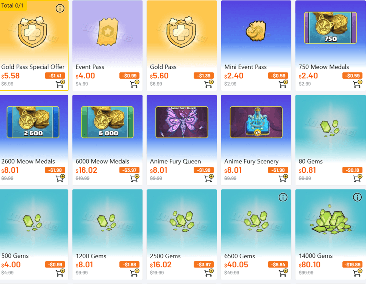 Clash of Clans Top Up Options