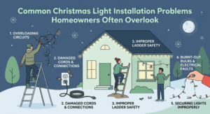 Common Christmas Light Installation Problems Homeowners Often Overlook