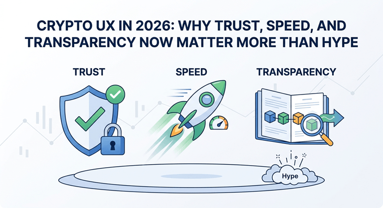 Crypto UX in 2026 Why Trust, Speed, and Transparency Now Matter More Than Hype