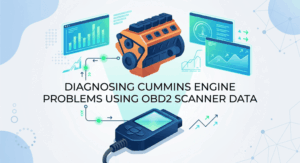 Diagnosing Cummins Engine Problems Using OBD2 Scanner Data