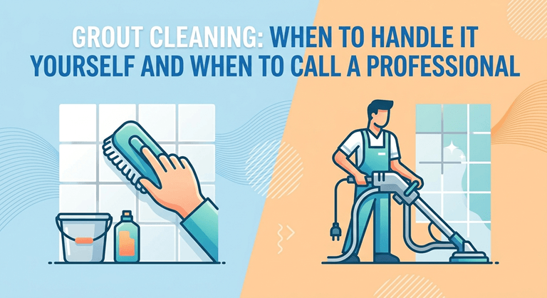 Grout Cleaning When to Handle It Yourself and When to Call a Professional