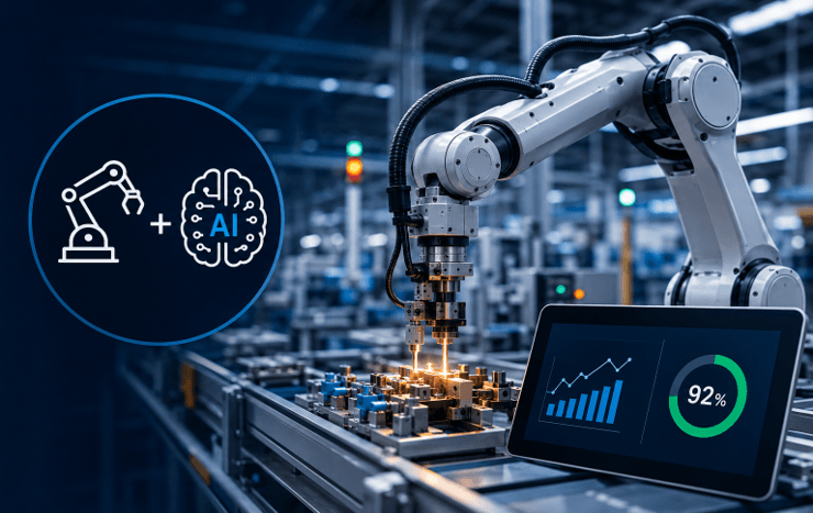 How Manufacturers Are Combining Robotics and AI to Improve Operational Efficiency