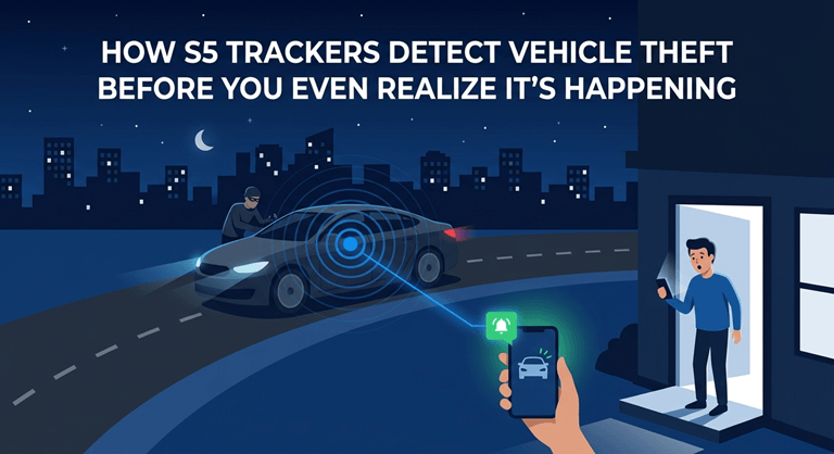 How S5 Trackers Detect Vehicle Theft Before You Even Realize It's Happening
