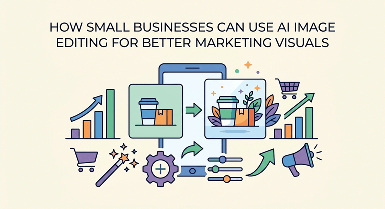 How Small Businesses Can Use AI Image Editing for Better Marketing Visuals