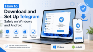 Safe Telegram download and setup guide for Windows and Android users