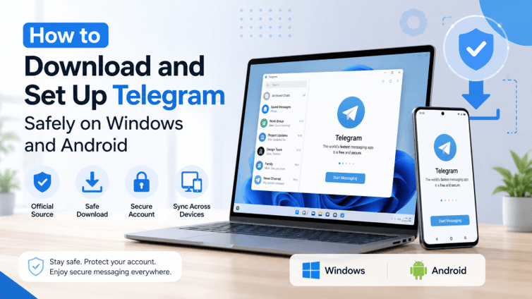 How to Download and Set Up Telegram Safely on Windows and Android