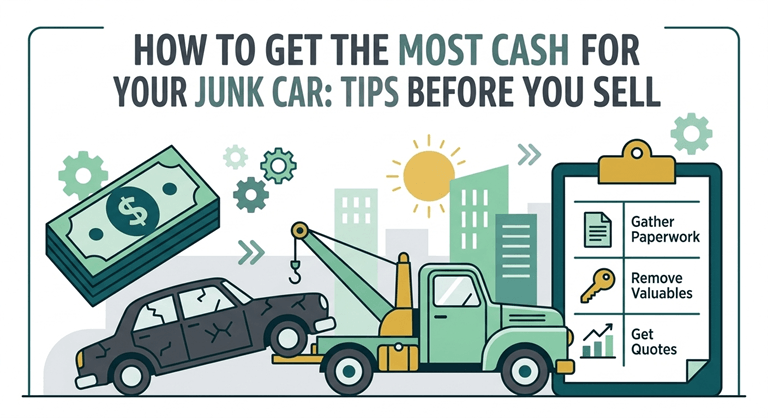 How to Get the Most Cash for Your Junk Car Tips Before You Sell