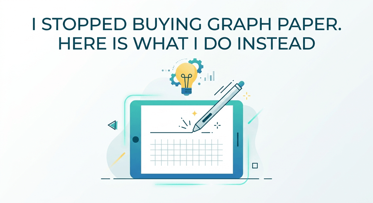 I Stopped Buying Graph Paper. Here Is What I Do Instead
