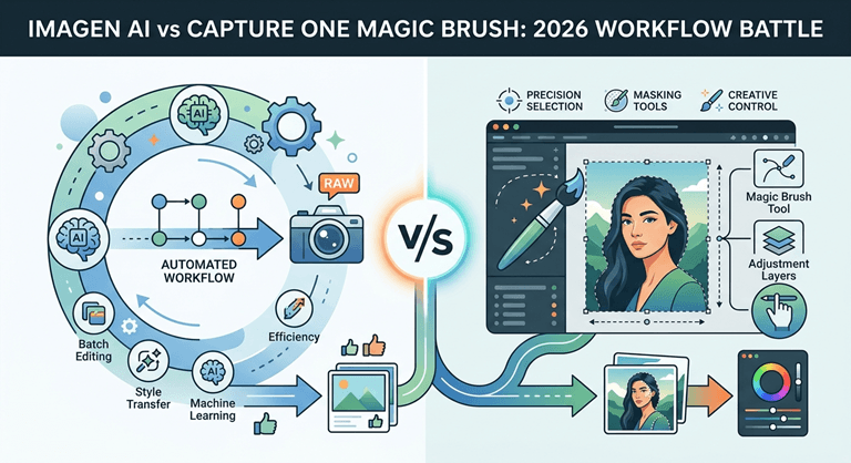 Imagen AI vs Capture One Magic Brush 2026 Workflow Battle