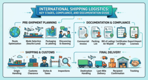 International Shipping Logistics Key Stages, Compliance, and Documentation Guide