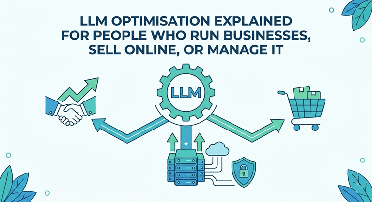 LLM Optimisation Explained for People Who Run Businesses, Sell Online, or Manage IT