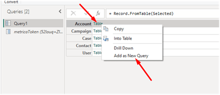 Load Salesforce Objects as Separate Tables