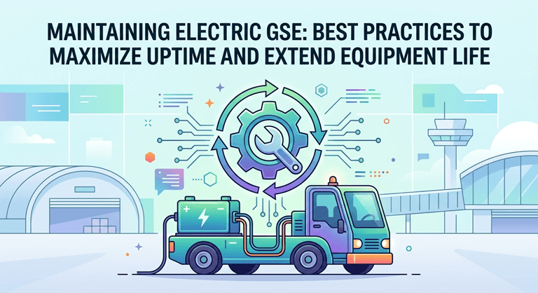 Maintaining Electric GSE Best Practices to Maximize Uptime and Extend Equipment Life