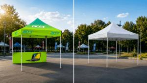 Printed Canopy Tent vs Standard Tent for Marketing