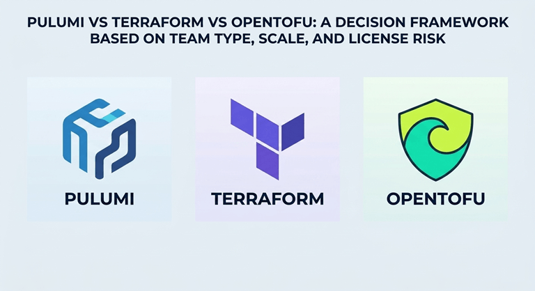 Pulumi vs Terraform vs OpenTofu A Decision Framework Based on Team Type, Scale, and License Risk