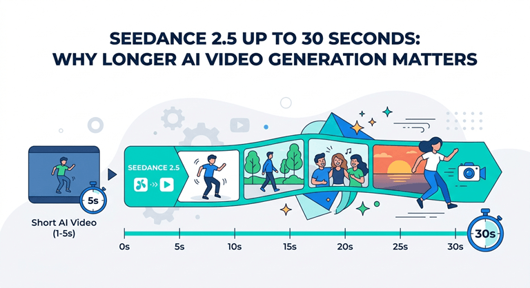 Seedance 2.5 Up to 30 Seconds Why Longer AI Video Generation Matters