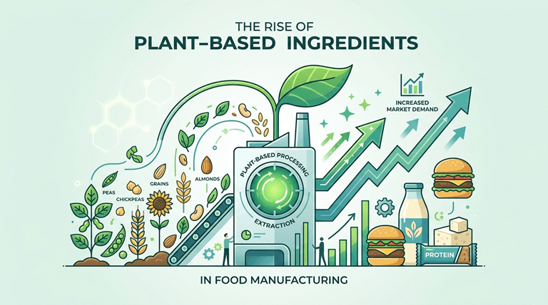 The Rise of Plant-Based Ingredients in Food Manufacturing