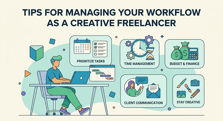 Tips for Managing Your Workflow as a Creative Freelancer
