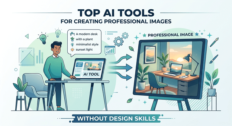 Top AI Tools for Creating Professional Images Without Design Skills
