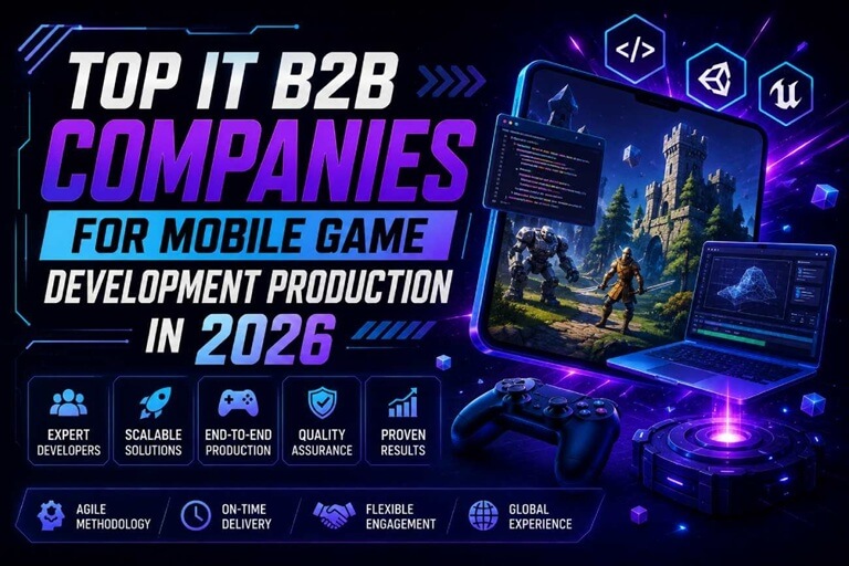 Top IT B2B Companies for Mobile Game Development Production 2026