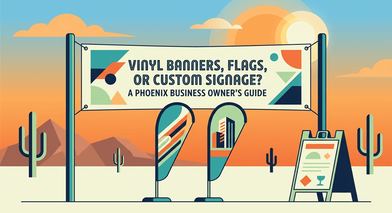 Vinyl Banners, Flags, or Custom Signage A Phoenix Business Owner's Guide