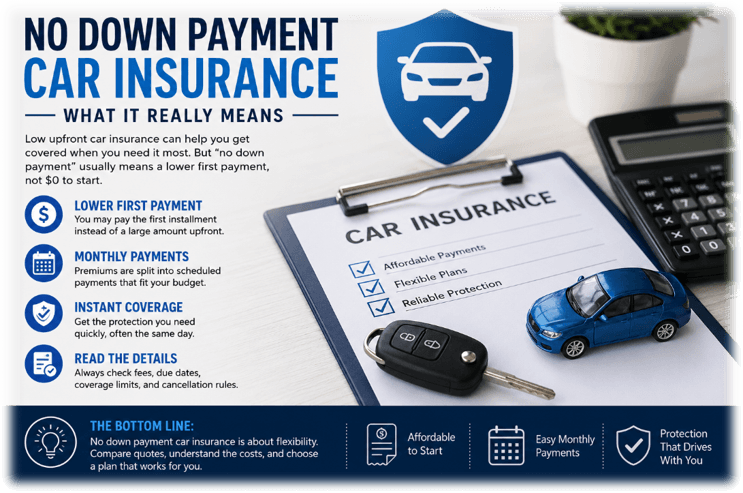 What Drivers Should Know Before Choosing a Low Upfront Car Insurance Plan