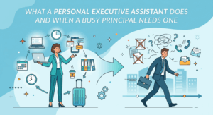 What a Personal Executive Assistant Does and When a Busy Principal Needs One