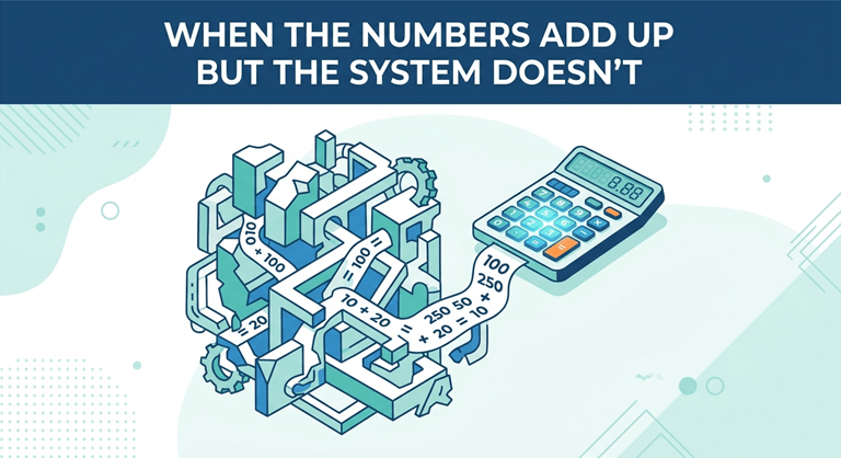 When the Numbers Add Up but the System Doesn't
