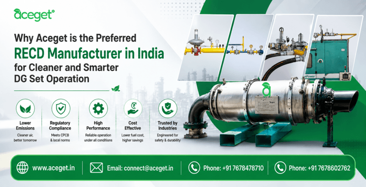 Why Aceget is the Preferred RECD Manufacturer in India for Cleaner and Smarter DG Set Operation