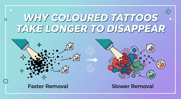 Why Coloured Tattoos Take Longer to Disappear
