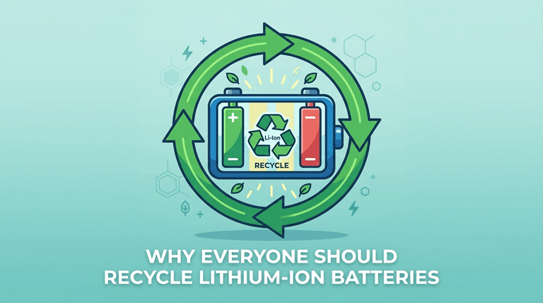 Why Everyone Should Recycle Lithium-Ion Batteries