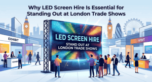 Why LED Screen Hire Is Essential for Standing Out at London Trade Shows