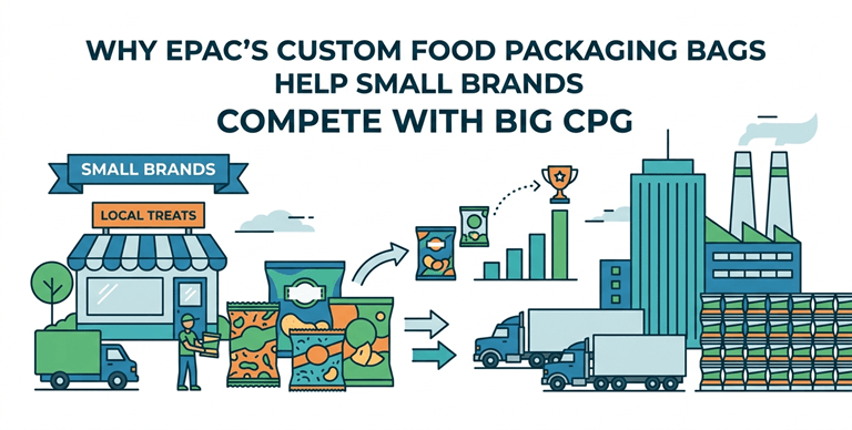 Why ePac’s Custom Food Packaging Bags Help Small Brands Compete With Big CPG