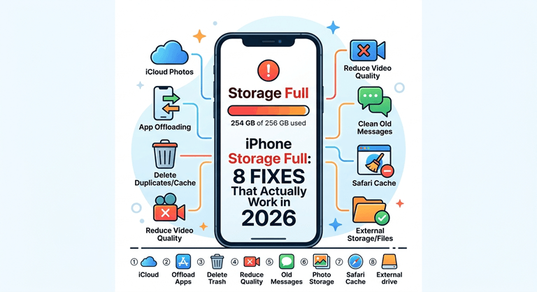 iPhone Storage Full 8 Fixes That Actually Work in 2026