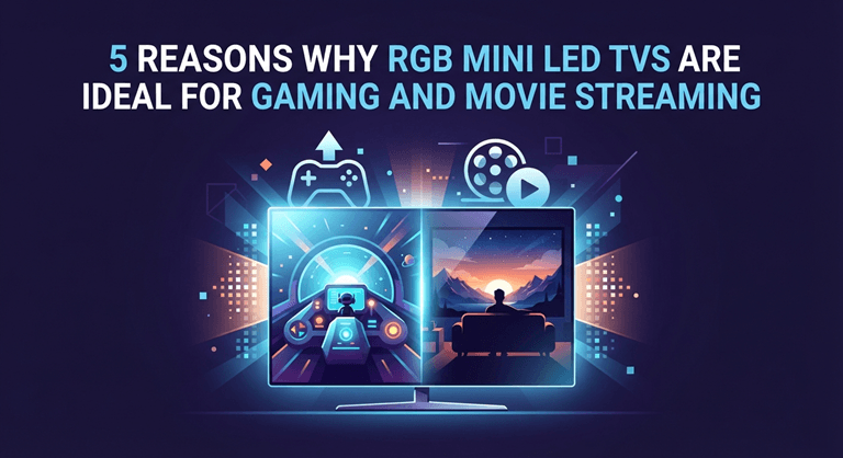 5 Reasons Why RGB Mini LED TVs Are Ideal for Gaming and Movie Streaming
